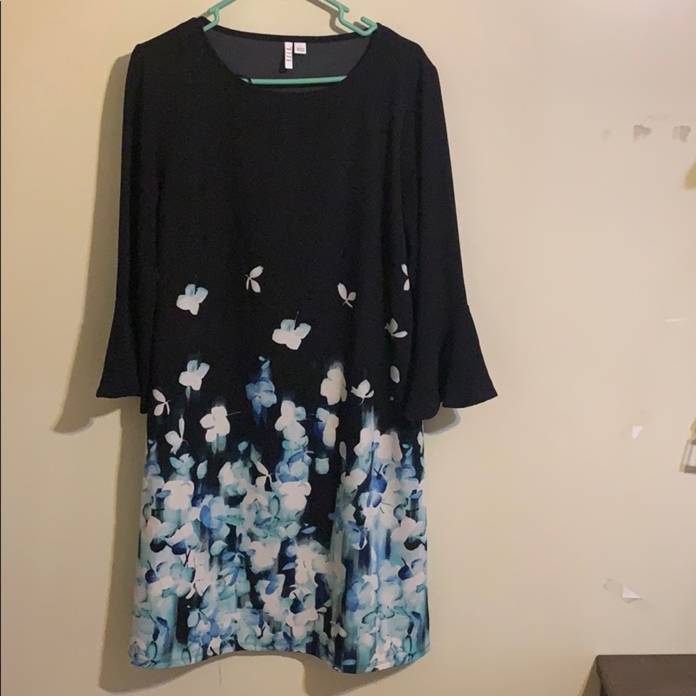 Ladies Black/ blue Dress